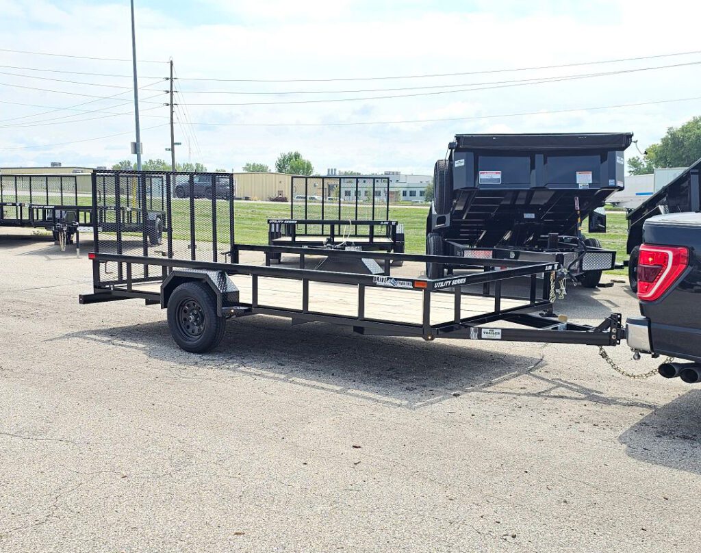 Drive Trailer in parking lot to show what a customer purchased recently.