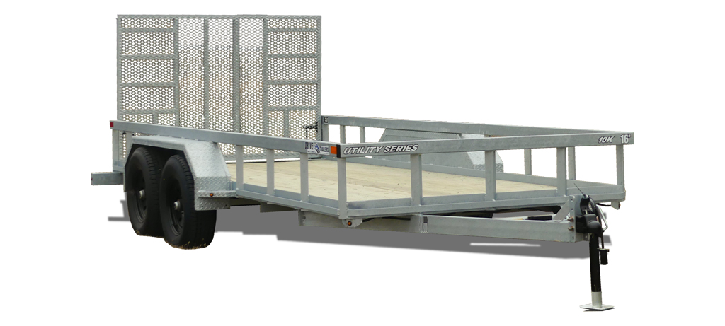 Galvanized Tandem Axle Utility Trailer